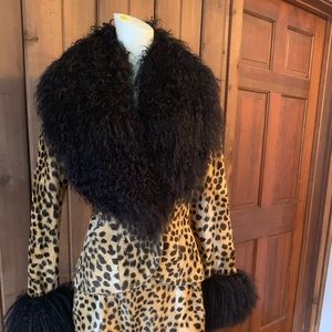 Vintage Emanuel Ungaro Cheetah Print Skirt Suit